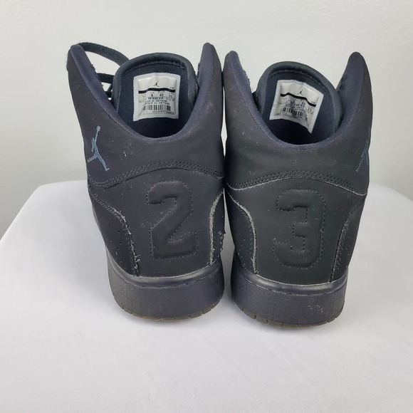 Junior Nike Jordan 1 Flight 5 Black Basketball Trainers 881440 010 Size 7y - Picture 5 of 16